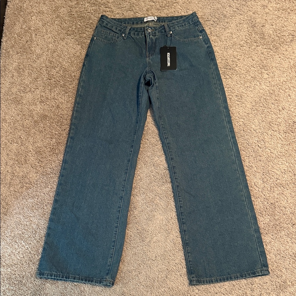 Classic Denim Wide Leg Women's Jeans